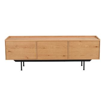 Masă TV în culoare naturală cu aspect de lemn de stejar 160x56 cm Brewerton - Rowico