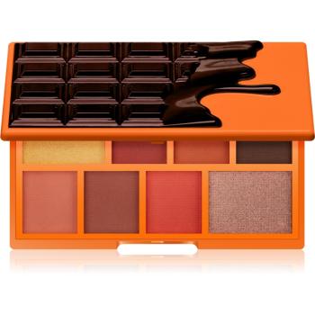 I Heart Revolution Mini Chocolate paleta farduri de ochi culoare Choc Orange 2 x 1,5 g + 6 x 11.2 g