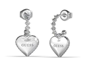 Guess Cercei romantici din oțel cercuri Falling In Love JUBE02234JWRHT/U