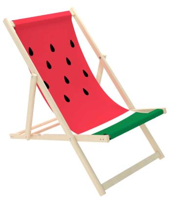 Scaun de plajă cu pepene verde