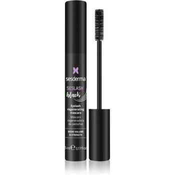 Sesderma Seslash mascara cu efect de alungire a genelor cu keratina culoare black 5 ml