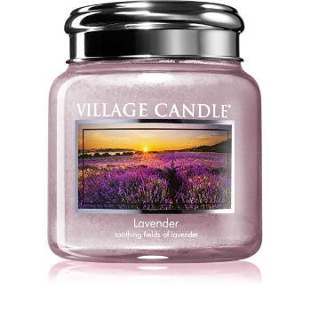 Village Candle Lumânare parfumată în sticlă Lavender 390 g