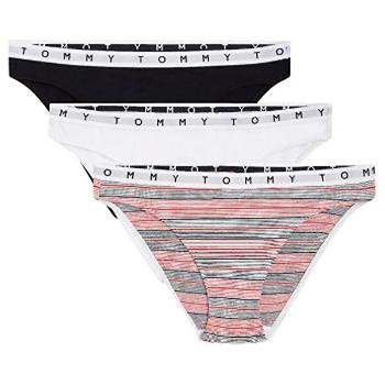 Tommy Hilfiger 3 PACK - chiloți pentru femei Bikini Print UW0UW02523-0W2 S