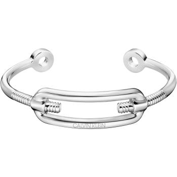 Calvin Klein Brățară deschisă din oțel Catalyze KJBEMF00010 6,5 x 5,1 cm - L