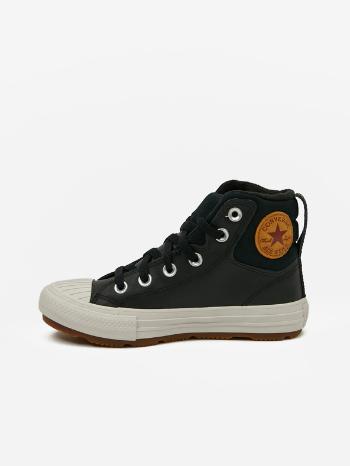 Converse Chuck Taylor All Star Berkshire Boot Leather Teniși pentru copii Negru