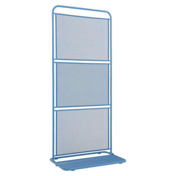 Paravan metalic pentru balcon ADDU MWH, 180 x 80 cm, albastru