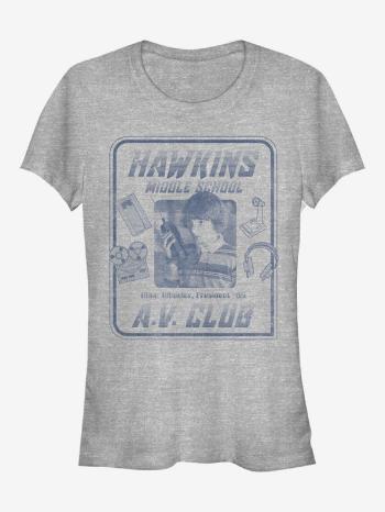 ZOOT.Fan Netflix Mike Hawkins A.V. Club Stranger Things Tricou Gri