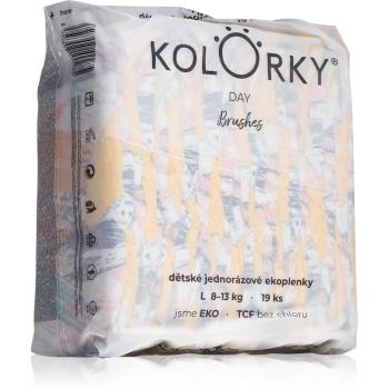 Kolorky Day Brushes scutece ECO marimea L 8-13 Kg 19 buc