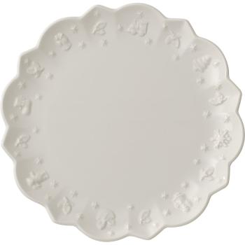 Farfurie din porțelan alb cu motiv de Crăciun Villeroy & Boch, ø 23,3 cm