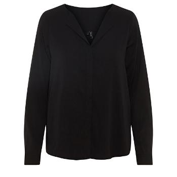 Vero Moda Bluză de femei VMGRACE L / S CAMERA CULOARE Black L