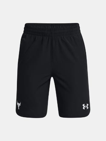 Under Armour UA Project Rock Woven Pantaloni scurţi pentru copii Negru