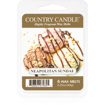 Country Candle Neapolitan Sundae ceară pentru aromatizator 64 g