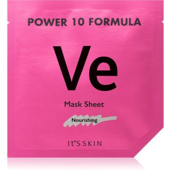 It´s Skin Power 10 Formula VE Effector mască textilă nutritivă  pentru ten obosit 27 g