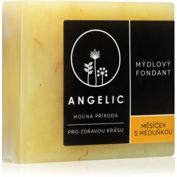 Angelic Soap fondant Calendula & Lemon balm sapun natural delicat 105 g