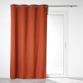 Draperie cărămizie blackout din microfibră 140x260 cm Obscure – douceur d'intérieur