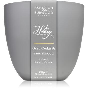 Ashleigh & Burwood London The Heritage Collection Grey Cedar & Sandalwood lumânare parfumată 250 g