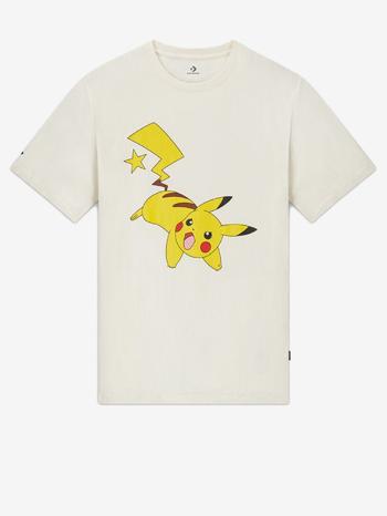 Converse Converse x Pokémon Pikachu Tricou Alb