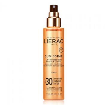 Lierac Loțiune de corp hidratantă SPF 30 Sunissime (Global Anti-Aging Hawaiian Tropic Protective Milk) 150 ml