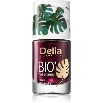 Delia Cosmetics Bio Green Philosophy lac de unghii culoare 614 Plum 11 ml