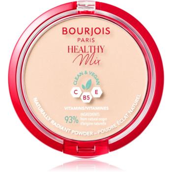 Bourjois Healthy Mix pudra matuire pentru o piele radianta culoare 01 Ivory 10 g