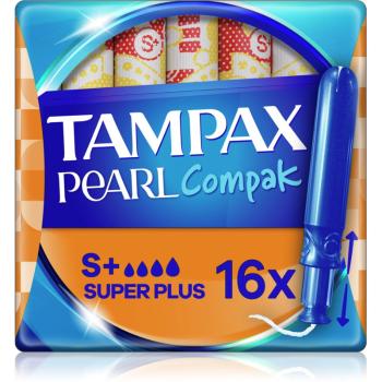 Tampax Compak Pearl Super Plus tampoane cu aplicator 16 buc