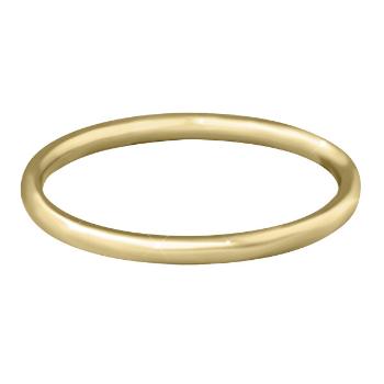 Troli Inel minimalist din oțel placat cu aur Gold 60 mm