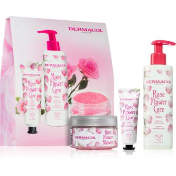 Dermacol Flower Care Rose set cadou (cu aromă de trandafiri)