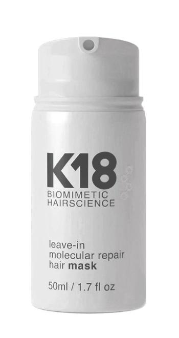 K18 Mască de păr regenerantă fără clătire Biomimetic Hairscience (Leave-In Molecular Repair Hair Mask) 50 ml