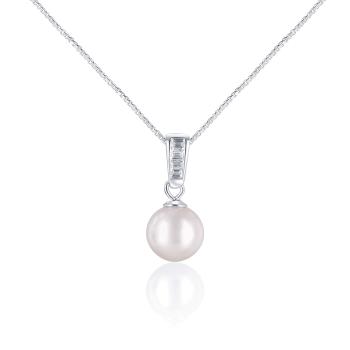 JwL Luxury Pearls Colier elegant cu perlă de mare și cristale JL0658 (lanț, pandantiv)