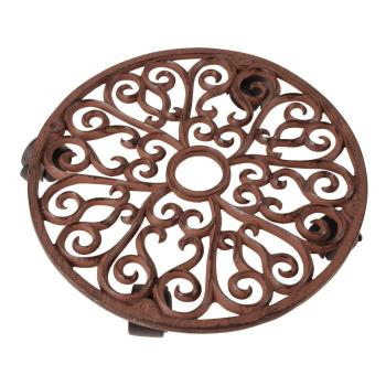 Bază mobilă pentru ghiveci din metal ø 34,5 cm Ornament – Esschert Design