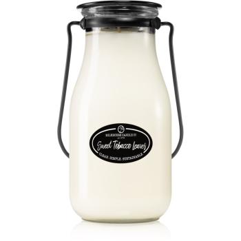 Milkhouse Candle Co. Creamery Sweet Tobacco Leaves lumânare parfumată Milkbottle 397 g