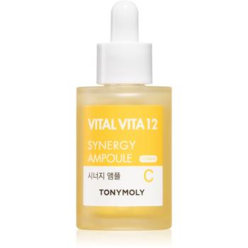 TONYMOLY Vital Vita 12 Synergy Ampoule ser intensiv pentru o piele mai luminoasa cu vitamina C 30 ml