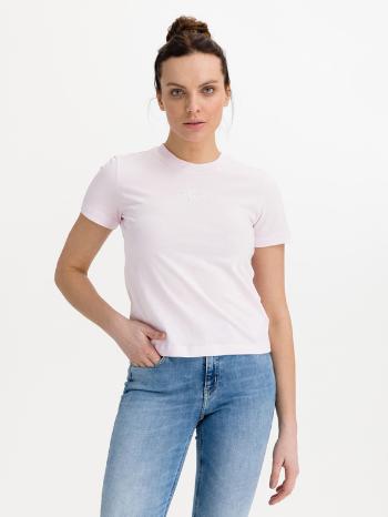 Calvin Klein Jeans Monogram Logo Tricou Roz