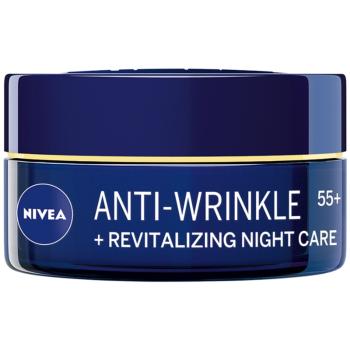 Nivea Anti-Wrinkle Revitalizing cremă de noapte anti-îmbătrânire antirid 55+  50 ml