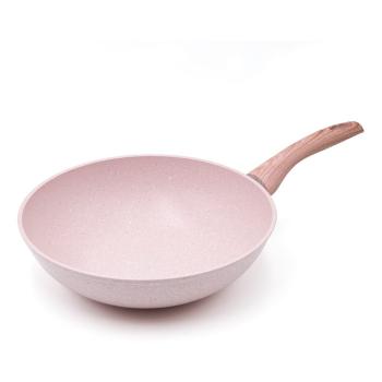 Tigaie WOK Bisetti Stonerose Rose Daniele, ø 28 cm