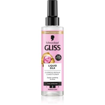 Schwarzkopf Gliss Liquid Silk balsam (nu necesita clatire) pentru intarire si stralucire 200 ml