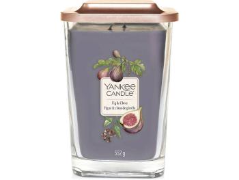 Yankee Candle Lumânare aromatica pătrata mare Fig & Clove 552 g