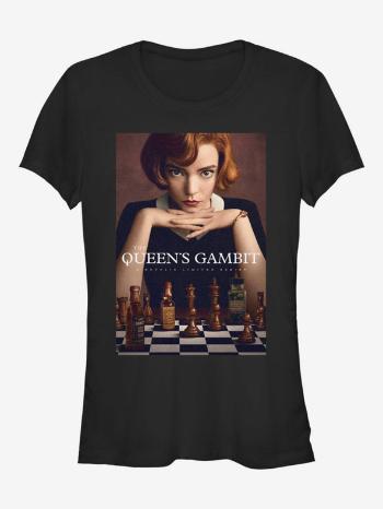 ZOOT.Fan Netflix Beth Harmon Queen's Gambit Tricou Negru