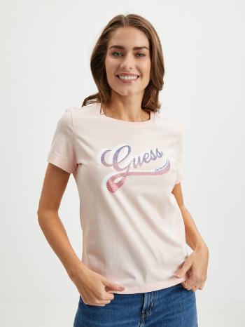 Guess Tricou Roz