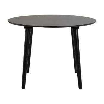 Masă de dining Rowico Lotta, ø 106 cm, negru