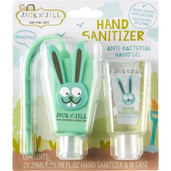 Jack N’ Jill Natural Care gel pentru curățarea mâinilor pentru copii Hare 2x29 ml