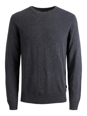 Jack&Jones PLUS Pulover pentru bărbați JJEEMIL 12217825 Dark Grey Melange 5XL