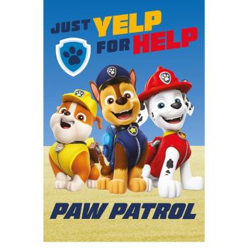 Pătură pentru copii din polar/fleece 100x150 cm Paw Patrol – Jerry Fabrics