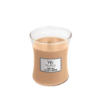 WoodWick Vază cu lumânări parfumate Gold en Lapte 275 g