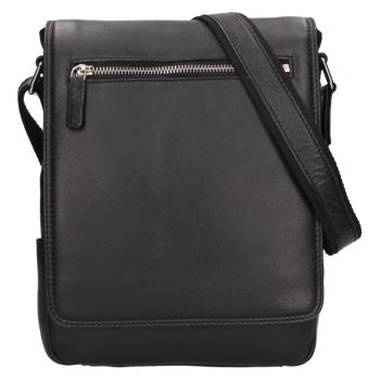 Lagen Geantă crossbody din piele pentru bărbați LG-655 BLK