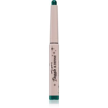 Barry M Dazzle & Define Metallic Crayon creion pentru ochi culoare Galactic Teal 1,4 g