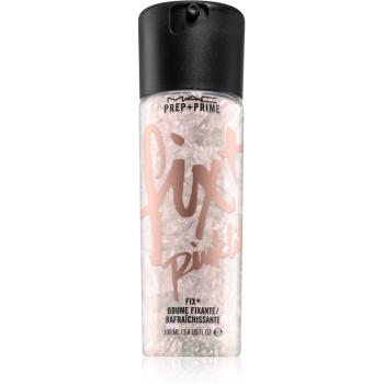 MAC Cosmetics  Prep + Prime Fix+ (Shimmer) Spray facial pentru fixare machiajului pentru iluminare instantanee culoare Pinklite 100 ml