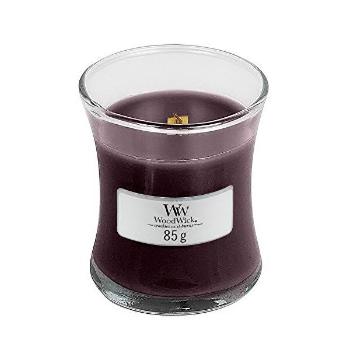 WoodWick Lumânare parfumată Black Plum Cognac 85 g