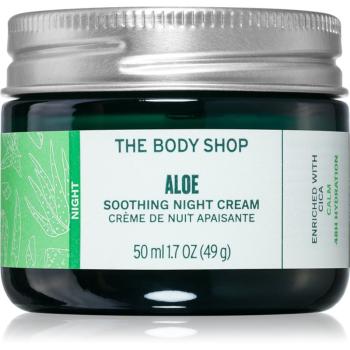 The Body Shop Aloe Soothing Night Cream crema de noapte cu efect calmant pentru piele sensibilă 50 ml