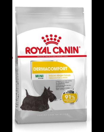 Royal Canin Mini Dermacomfort hrana uscata caine rasa mica pentru prevenirea iritatiilor pielii 16 kg (2 x 8 kg)